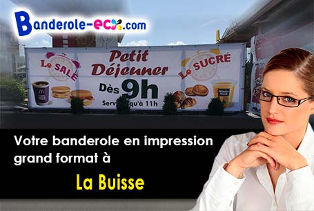 Livraison de votre banderole personnalisée à La Buisse (Isère/38500)