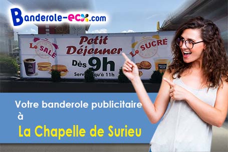A La Chapelle-de-Surieu (Isère/38150) livraison de votre banderole publicitaire