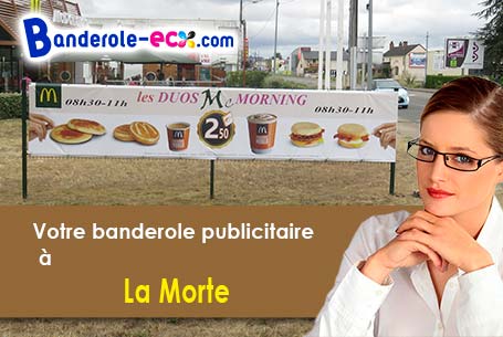 A La Morte (Isère/38350) impression de votre banderole personnalisée