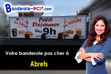 Livraison de votre banderole personnalisée à Abrets (Isère/38490)