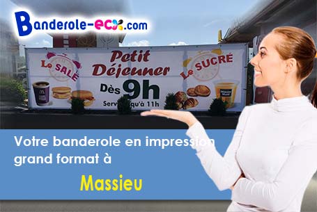 A Massieu (Isère/38620) livraison de votre banderole publicitaire