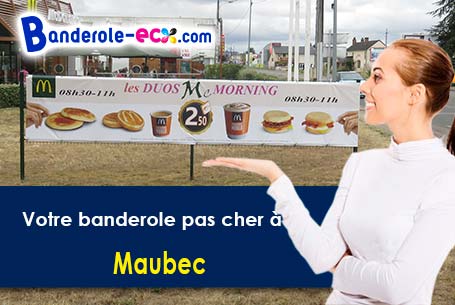 Banderole personnalisée pour vos événements à Maubec (Isère/38300)