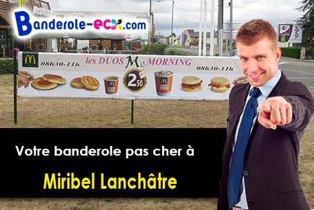 Banderole pas cher pour vos événements à Miribel-Lanchâtre (Isère/38450)