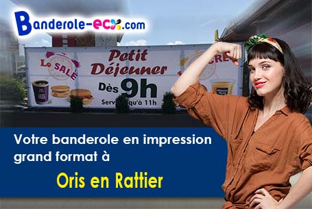 Livraison à Oris-en-Rattier (Isère/38350) de votre banderole pas cher