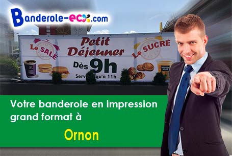 Banderole pas cher fabriqué sur mesure à Ornon (Isère/38520)