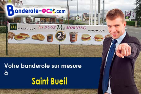 A Saint-Bueil (Isère/38620) fourniture de votre banderole pas cher