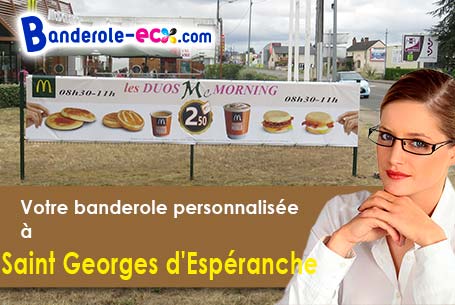 Impression de votre banderole publicitaire à Saint-Georges-d'Espéranche (Isère/38790)