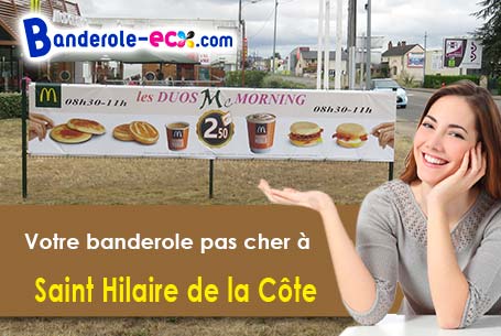Banderole personnalisée pour vos événements à Saint-Hilaire-de-la-Côte (Isère/38260)