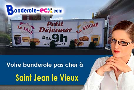 Livraison de votre banderole personnalisée à Saint-Jean-le-Vieux (Isère/38420)