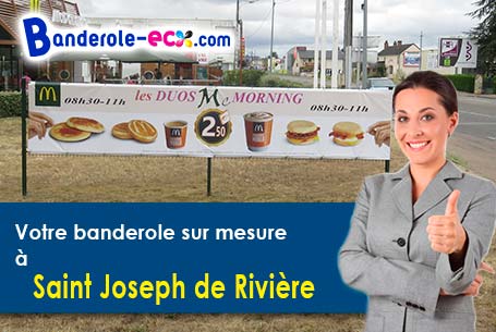 A Saint-Joseph-de-Rivière (Isère/38134) fourniture de votre banderole publicitaire