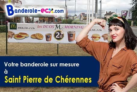 A Saint-Pierre-de-Chérennes (Isère/38160) fourniture de votre banderole publicitaire