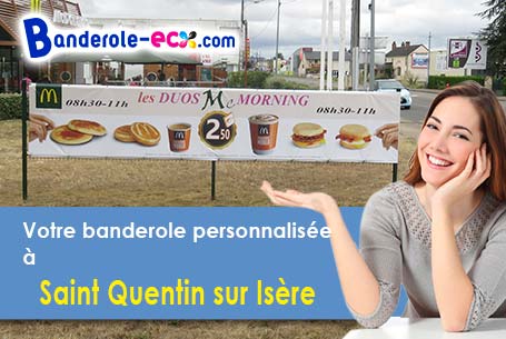 Impression de votre banderole personnalisée à Saint-Quentin-sur-Isère (Isère/38210)