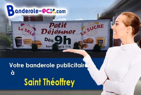 A Saint-Théoffrey (Isère/38119) livraison de votre banderole publicitaire