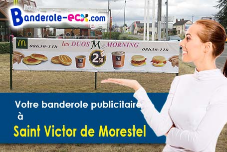A Saint-Victor-de-Morestel (Isère/38510) impression de votre banderole publicitaire