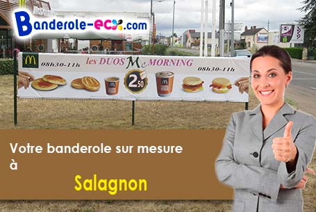 A Salagnon (Isère/38890) fourniture de votre banderole pas cher