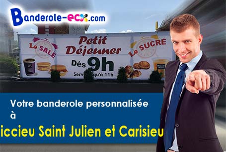 Livraison de votre banderole personnalisée à Siccieu-Saint-Julien-et-Carisieu (Isère/38460)