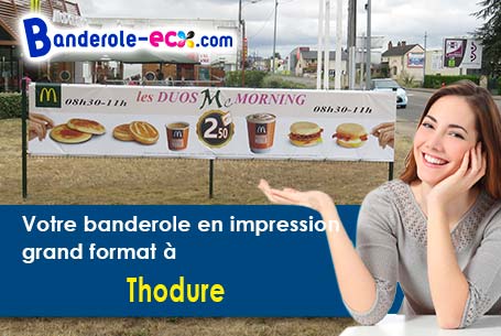 Banderole publicitaire fabriqué sur mesure à Thodure (Isère/38260)