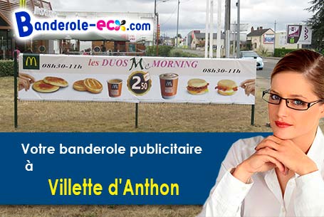 A Villette-d'Anthon (Isère/38280) impression de votre banderole pas cher