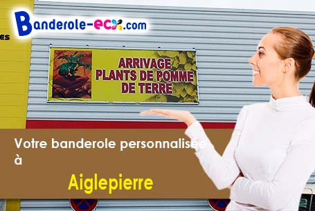 Impression de votre banderole publicitaire à Aiglepierre (Jura/39110)