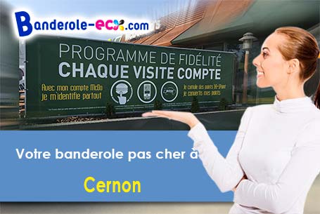 Banderole personnalisée pour vos événements à Cernon (Jura/39240)