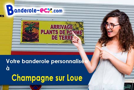 Impression de votre banderole publicitaire à Champagne-sur-Loue (Jura/39600)