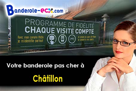 Banderole pas cher pour vos événements à Châtillon (Jura/39130)