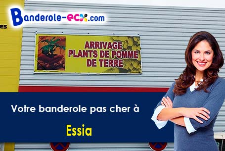 Banderole publicitaire pour vos événements à Essia (Jura/39270)