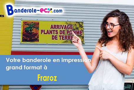 Banderole personnalisée fabriqué sur mesure à Fraroz (Jura/39250)