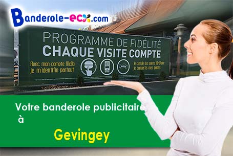 A Gevingey (Jura/39570) impression de votre banderole publicitaire