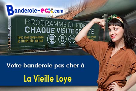 Banderole publicitaire pour vos événements à La Vieille-Loye (Jura/39380)