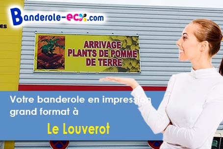 Banderole publicitaire fabriqué sur mesure à Le Louverot (Jura/39210)