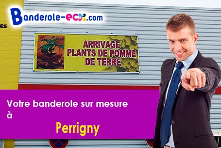 A Perrigny (Jura/39570) fourniture de votre banderole publicitaire