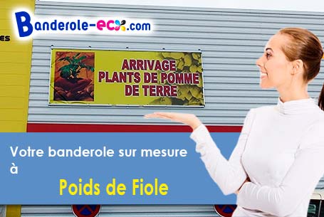A Poids-de-Fiole (Jura/39570) fourniture de votre banderole publicitaire