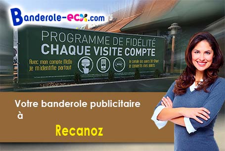 A Recanoz (Jura/39230) impression de votre banderole publicitaire