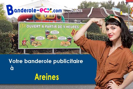 A Areines (Loir-et-Cher/41100) impression de votre banderole personnalisée