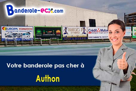 Banderole personnalisée pour vos événements à Authon (Loir-et-Cher/41310)