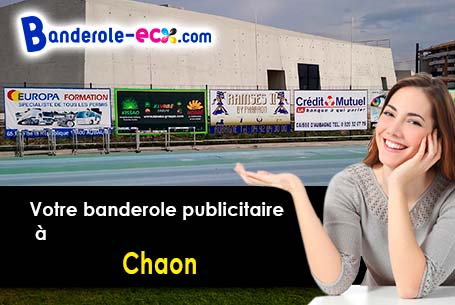 A Chaon (Loir-et-Cher/41600) impression de votre banderole pas cher