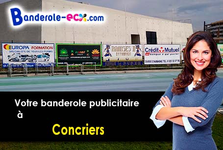 A Concriers (Loir-et-Cher/41370) impression de votre banderole publicitaire