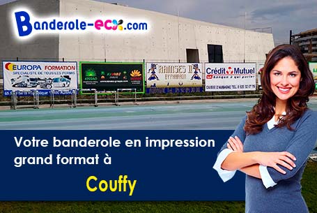 Banderole publicitaire fabriqué sur mesure à Couffy (Loir-et-Cher/41110)