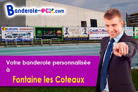 Impression de votre banderole publicitaire à Fontaine-les-Coteaux (Loir-et-Cher/41800)