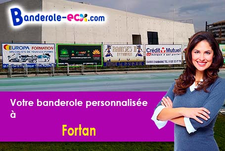 Impression de votre banderole publicitaire à Fortan (Loir-et-Cher/41360)