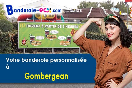 Impression de votre banderole publicitaire à Gombergean (Loir-et-Cher/41310)