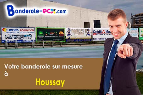 A Houssay (Loir-et-Cher/41800) fourniture de votre banderole personnalisée