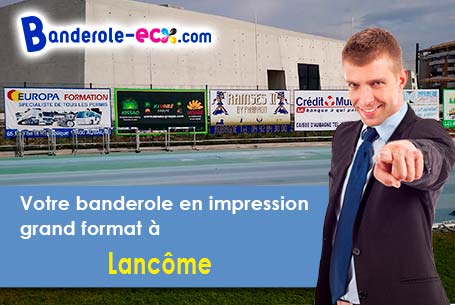 Banderole pas cher fabriqué sur mesure à Lancôme (Loir-et-Cher/41190)