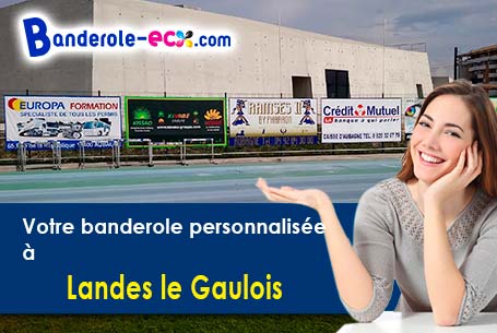 Impression de votre banderole publicitaire à Landes-le-Gaulois (Loir-et-Cher/41190)