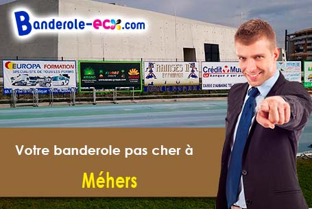 Banderole publicitaire pour vos événements à Méhers (Loir-et-Cher/41140)