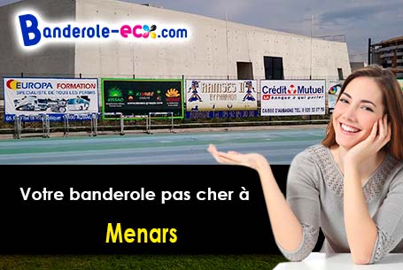 Banderole pas cher pour vos événements à Menars (Loir-et-Cher/41500)