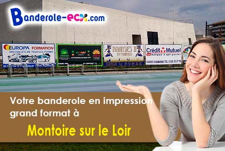 Banderole publicitaire fabriqué sur mesure à Montoire-sur-le-Loir (Loir-et-Cher/41800)