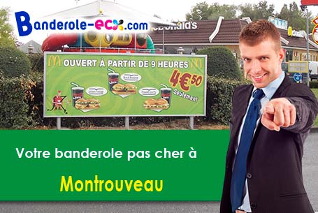 Banderole pas cher pour vos événements à Montrouveau (Loir-et-Cher/41800)