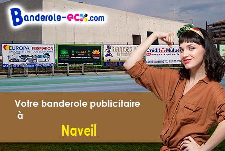A Naveil (Loir-et-Cher/41100) impression de votre banderole personnalisée